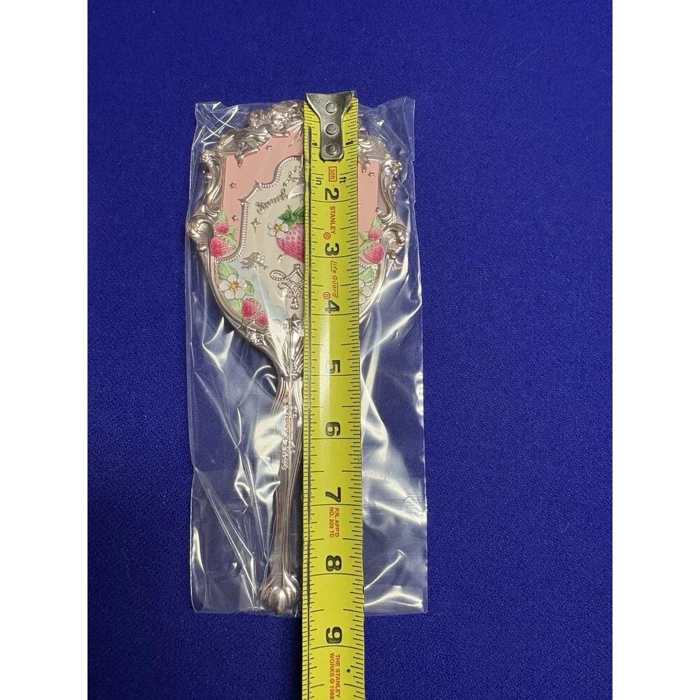Flower Knows Strawberry Rococo Series Hand Mirror Soft Pink NEW
